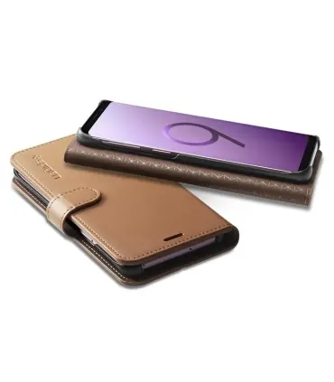 کیف چرمی اسپیگن Galaxy S9 Case Wallet S