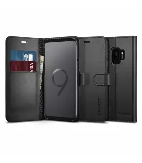 کیف چرمی اسپیگن Galaxy S9 Case Wallet S