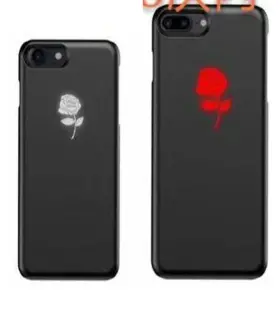 گارد چشمک زن طرح گل lune case iphone 8plus/7plus/6plus