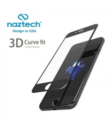 محافظ تمام صفحه full glass 3 D naztech iphone 7/8plus