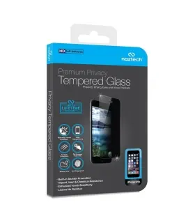 محافظ صفحه نمایش شیشه ای Naztech مدل Privacy آیفون 6plus/7plus/8plus