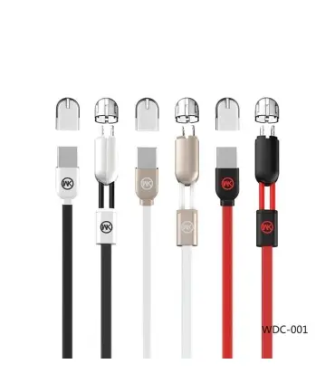 کابل شارژ WK Design WDC-001 2-In-1 Magnet Charging Cable