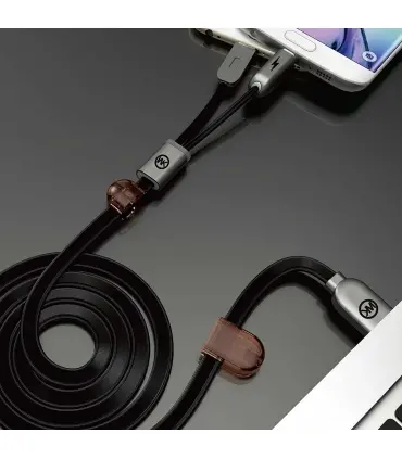 کابل شارژ WK Design WDC-001 2-In-1 Magnet Charging Cable