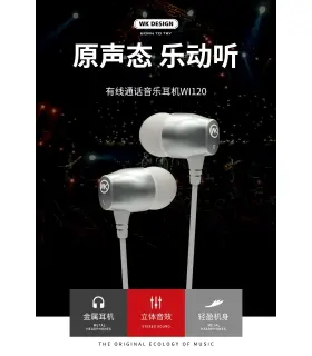 هندزفری دبلیو کی سیم دار WK WI120 Wired Headset