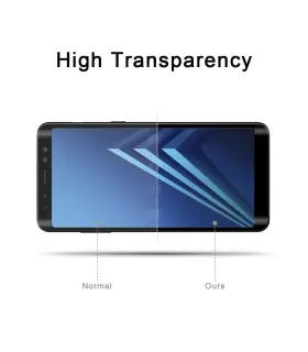 محافظ صفحه نمایش تمام چسب فول glass A8 2018 PLUS