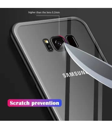 قاب مگنتی آهنربایی دو تیکه شفاف سامسونگ S9Plus