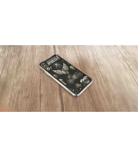 قاب پشت گلس طرح دار مدل Golden WK iphone X