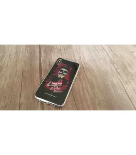 قاب پشت گلس طرح دار مدل Golden WK iphone X