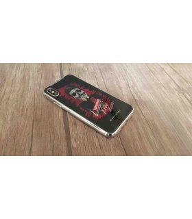 قاب پشت گلس طرح دار مدل Golden WK iphone X