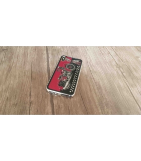 قاب پشت گلس طرح دار مدل Golden WK iphone X