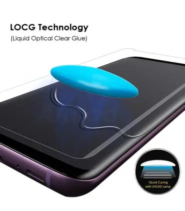 برچسب گلس یو وی سامسونگ UV Nano Glass Samsung Galaxy S8 Plus