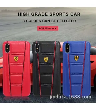قاب چرمی فراری Ferrari jinduka Samsung S9plus