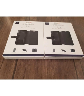 کیس چرمی سه کاره برند ویوو ایفون wiwu case magic 3in1 iphone X/XS