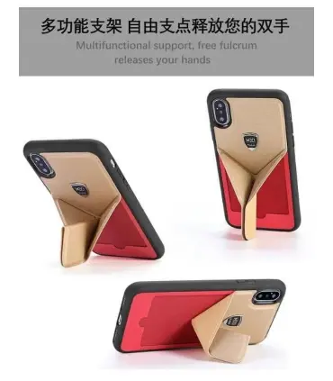 گارد چرمی استند دار Transformers Card Holder iphone 7plus/8plus