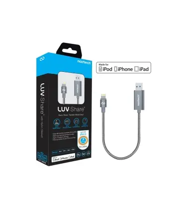 فلش مموری نزتک مدل Luv Share همراه با کابل تبدیل USB به لایتنینگ ظرفیت 16 گیگابایت