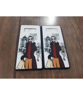 قاب طرح برجسته دختر  Creative Case NOTE 8