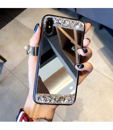 کاور آینه ای نگین دار ایفون 7Plus/8Plus