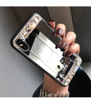 کاور آینه ای نگین دار ایفون 7Plus/8Plus