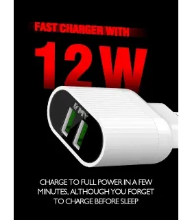 شارژر دیواری دو پورت امی مدل EMY MY-A202