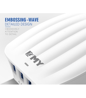 شارژر دیواری چهار پورت امی مدل EMY MY-233