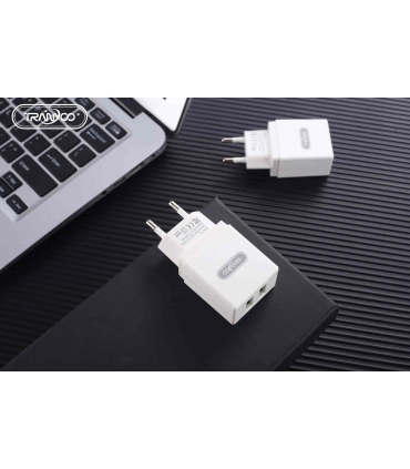 شارژر دیواری دو پورت ایفونی ترانیو مدل TRANYOO V11