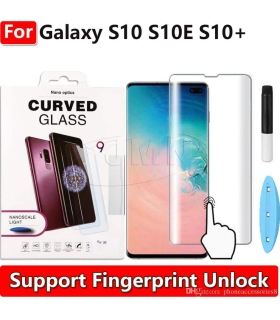 برچسب گلس یو وی سامسونگ UV Nano Glass Samsung Galaxy S10