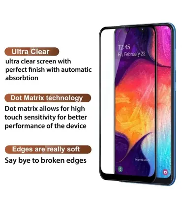 محافظ صفحه نمایش 3d تمام چسب فول Glass Samsung Galaxy A50