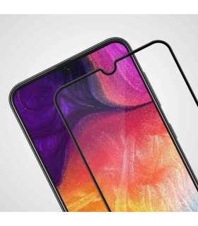 محافظ صفحه نمایش شیشه ای تمام چسب سامسونگ Full Glue Glass 6D Samsung Galaxy A70
