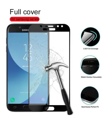محافظ صفحه نمایش شیشه ای تمام چسب سامسونگ Full Glue Glass 6D Samsung Galaxy J7Pro