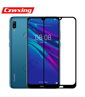 محافظ صفحه نمایش شیشه ای تمام چسب هواویی Full Glue Glass 6D Huawei Y6 Pro 2019