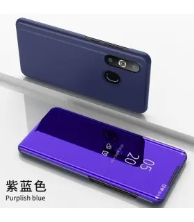 فلیپ کاور استند دار Clear view standing cover samsung A40