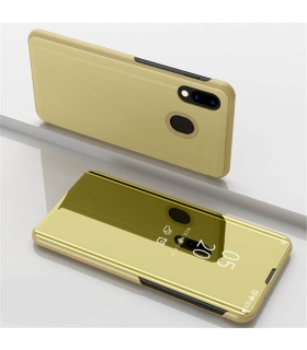 فلیپ کاور استند دار Clear view standing cover samsung M10