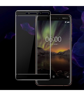 برچسب گلس تمام صفحه نوکیا Full Glass 9D Nokia 6.1