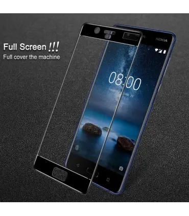 برچسب گلس تمام صفحه نوکیا Full Glass 5D Nokia 8