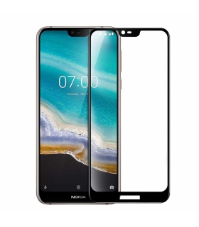 برچسب گلس تمام صفحه نوکیا Full Glass 9D Nokia 5.1