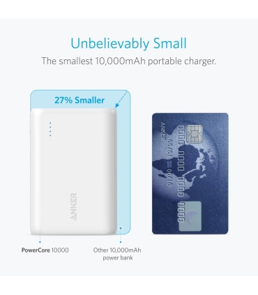 پاوربانک انکر مدل A1263 PowerCore با ظرفیت 10000 میلی آمپر