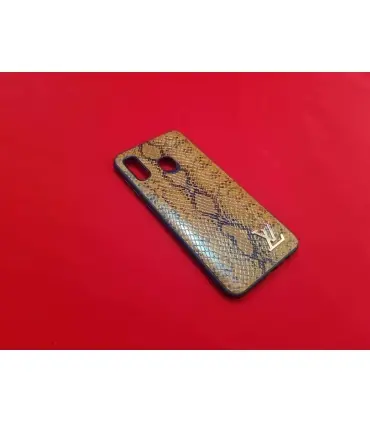 قاب چرمی پوست ماری LV Leather case Samsung Galaxy A20