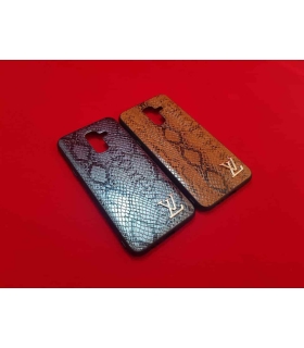 قاب چرمی پوست ماری LV Leather case Samsung Galaxy A6 Plus