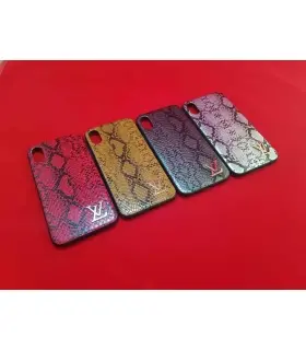قاب چرمی پوست ماری LV Leather case Iphone X/XS
