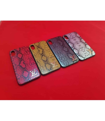 قاب چرمی پوست ماری LV Leather case Iphone X/XS