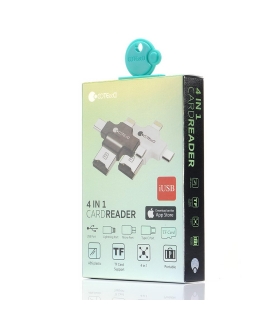 کارت خوان چهار کاره COTEetCI 4 in 1 Card Reader