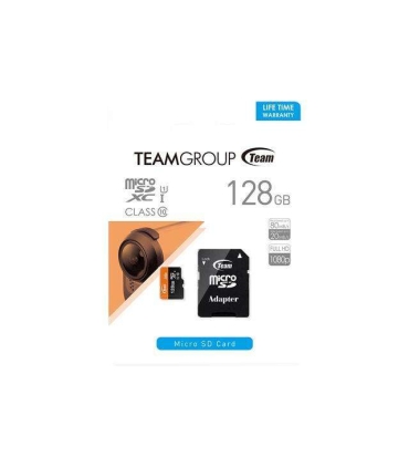 مموری کارت 128GB microSDXC TEAMGROUP کلاس 10 استاندارد UHS-I U1 سرعت 500X