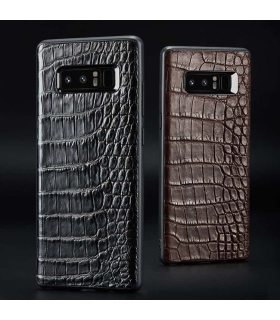 قاب لاگچری چرمی پوست ماری Leather case Samsung Galaxy Note8