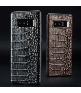 قاب لاگچری چرمی پوست ماری Leather case Samsung Galaxy Note8