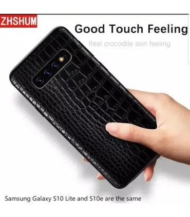 قاب لاگچری چرمی پوست ماری Leather case Samsung Galaxy Note8