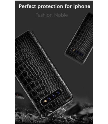 قاب لاگچری چرمی پوست ماری Leather case Samsung Galaxy S8Plus
