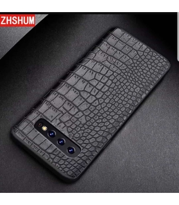 قاب لاگچری چرمی پوست ماری Leather case Samsung Galaxy S8Plus