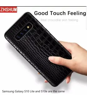 قاب لاگچری چرمی پوست ماری Leather case Samsung Galaxy S7Edge