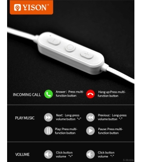 هندزفری بلوتوث وایسون Yison E13 Wireless Magnetic Earphone