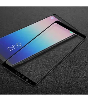 محافظ صفحه نمایش شیشه ای تمام چسب سامسونگ Full Glue Glass Samsung Galaxy A8star/A9star